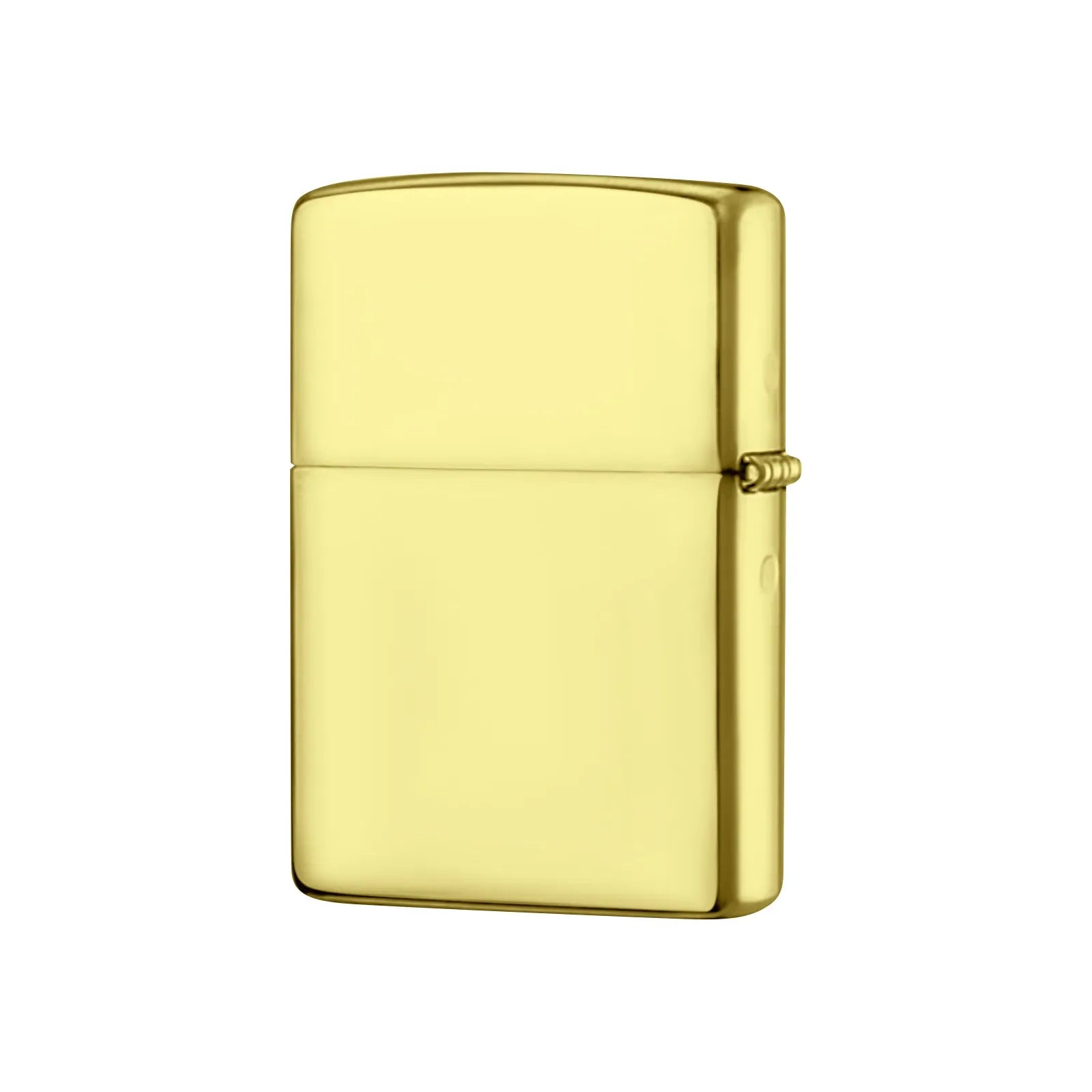 Lighter Cigarette Case Copper Dustproof Moistureproof Universal Lighter Case High-End Lighter Accessories Men Gift Qme Gold