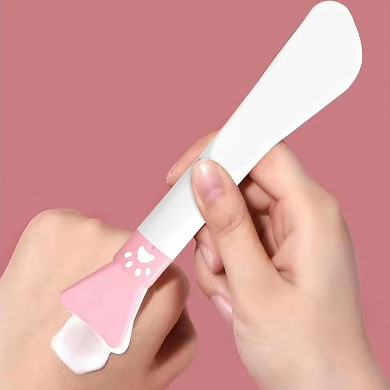 Mud Brush Facial Beauty Tools Face Cleansing Cute Paw Silicone Mask Qme