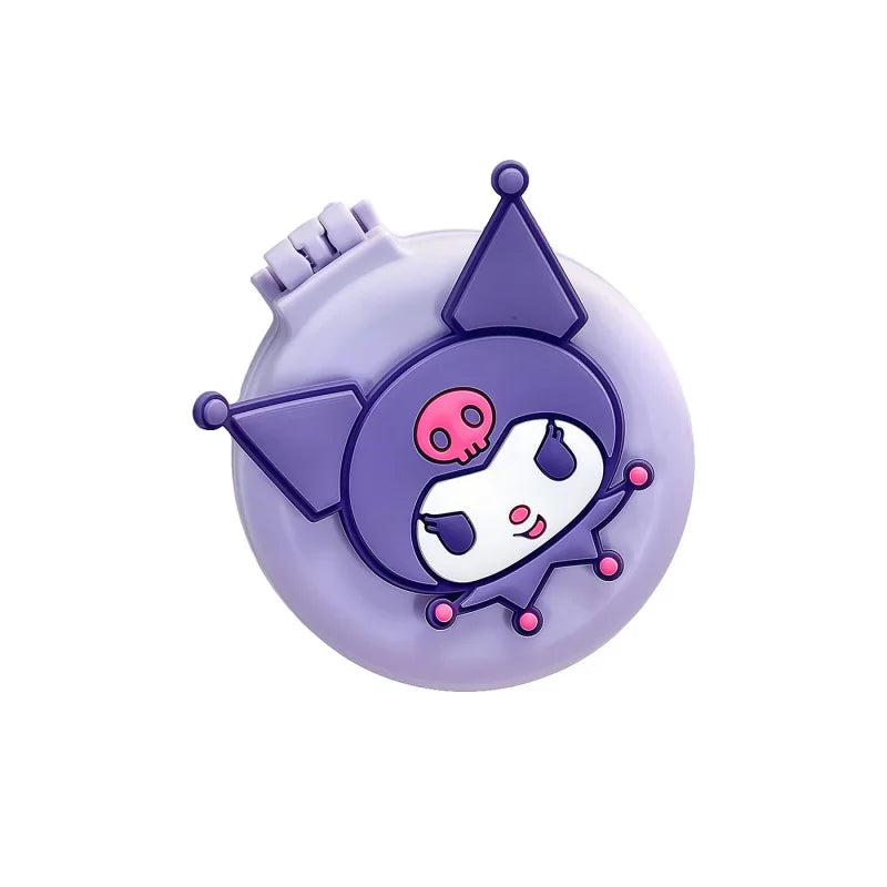 Hello Kitty Kuromi Cartoon Folding Air-Cushion Comb Portable Mini Travel Air-Cushion Comb Plastic Hair Comb for Students Qme
