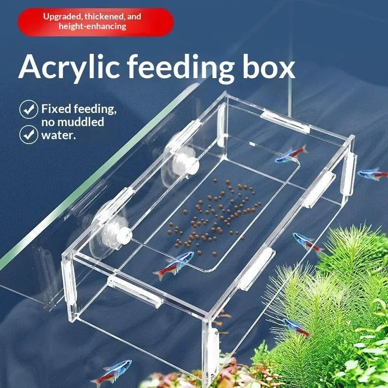 Fixed-point Fish Food Feeder Aquatic Aquarium Accessories Hanging Qme