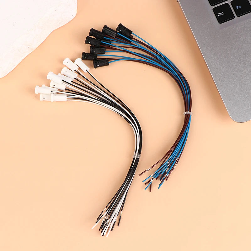 10pcs G4 Lamp Socket Wire Adapter With 10cm/20cm Wire G4 Lamp Holder For LED Crystal Heads Light Bulb Halogen Lamp Qme