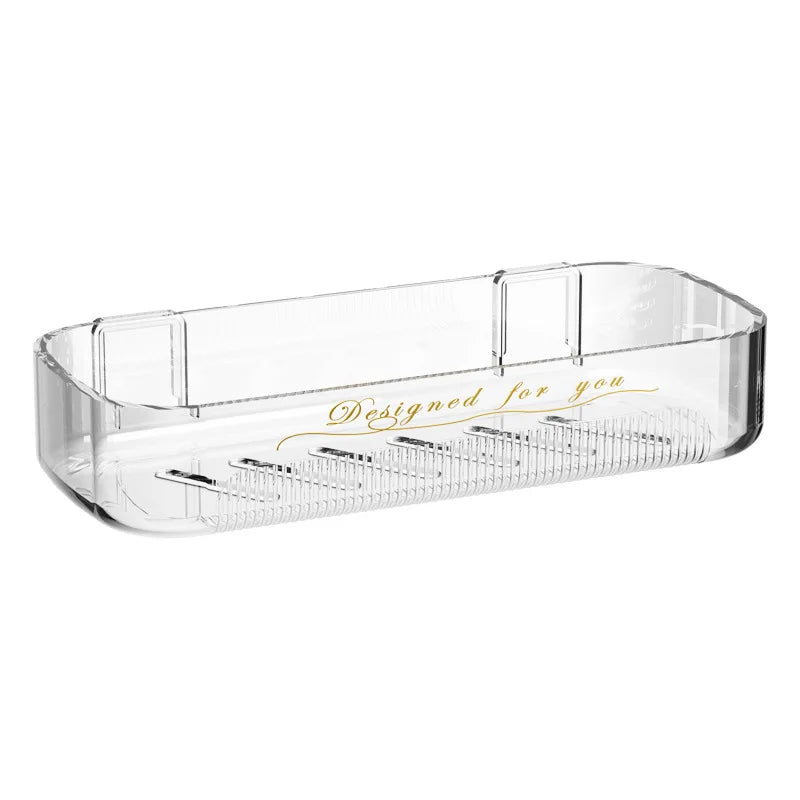Bathroom Storage Rack Wall Mounted Toilet Washroom Washroom Washbasin Wall Organizing Storage Basket Qme 1pc