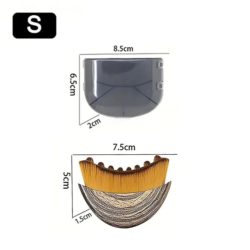 Lymphatic Contour Face Brush Ergonomically Designed Fit Sculpting Qme S-Box packed