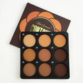 Nine color dark powder repair plate concealer matte waterproof durable natural makeup plate repair durable matte Qme 9color 45g