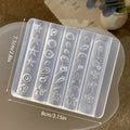 Nail Art Mold Lily Flower Sea Shell Conch Coral Starfish 3D Acrylic Qme B