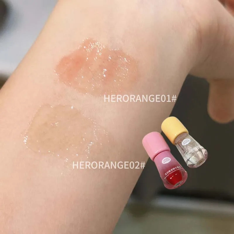 HERORANGE Moisturizing Lip Oil Mirror Gloss Improve Lines Remove Dead Qme