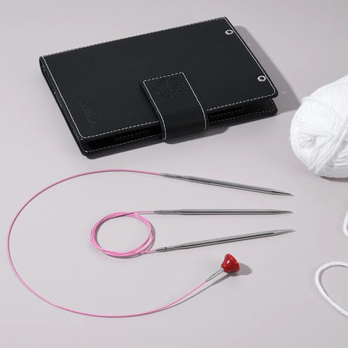10Pairs Detachable Circular Knitting Needle Group Steel Points Cable Qme CN