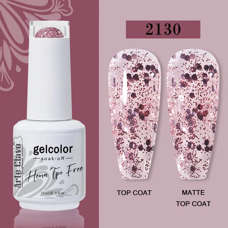 Arte Clavo Red Series Nail Polish Party Colors Gel Varnishes All