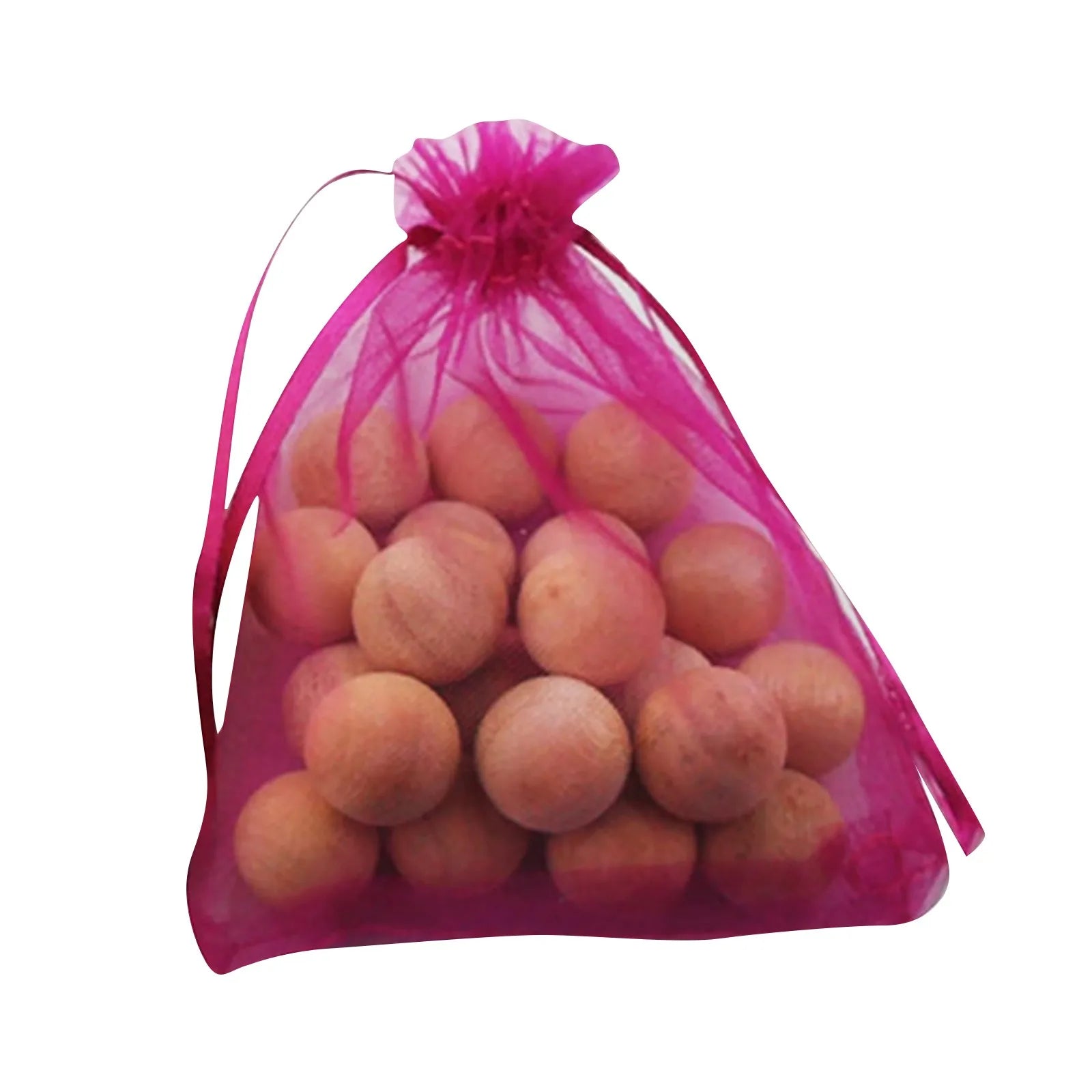 20/40/60pcs Natural Cedar Wood Balls Camphor Wood Balls Moth Repellent for Drawers Storage Boxes Odor-proof Moisture-Proof Bars Qme 60pcs
