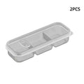 2 3-Compartment Refrigerated Storage Refrigerator Box Packed Meal Qme A