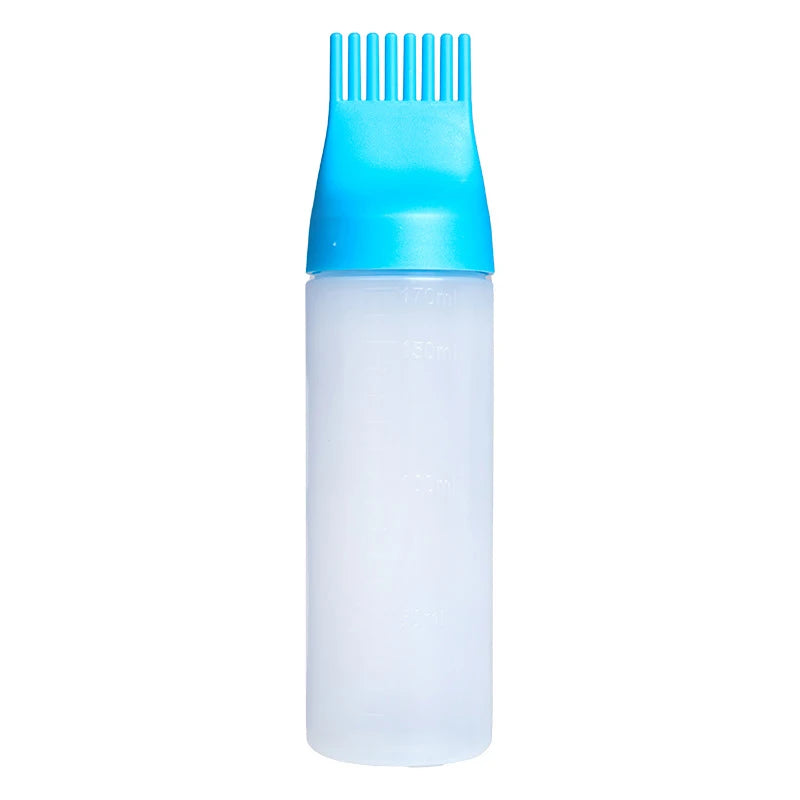 Squeeze Applicator Bottle Oil Plastic Hair Dye Coloring Dyeing Dry Qme Blue