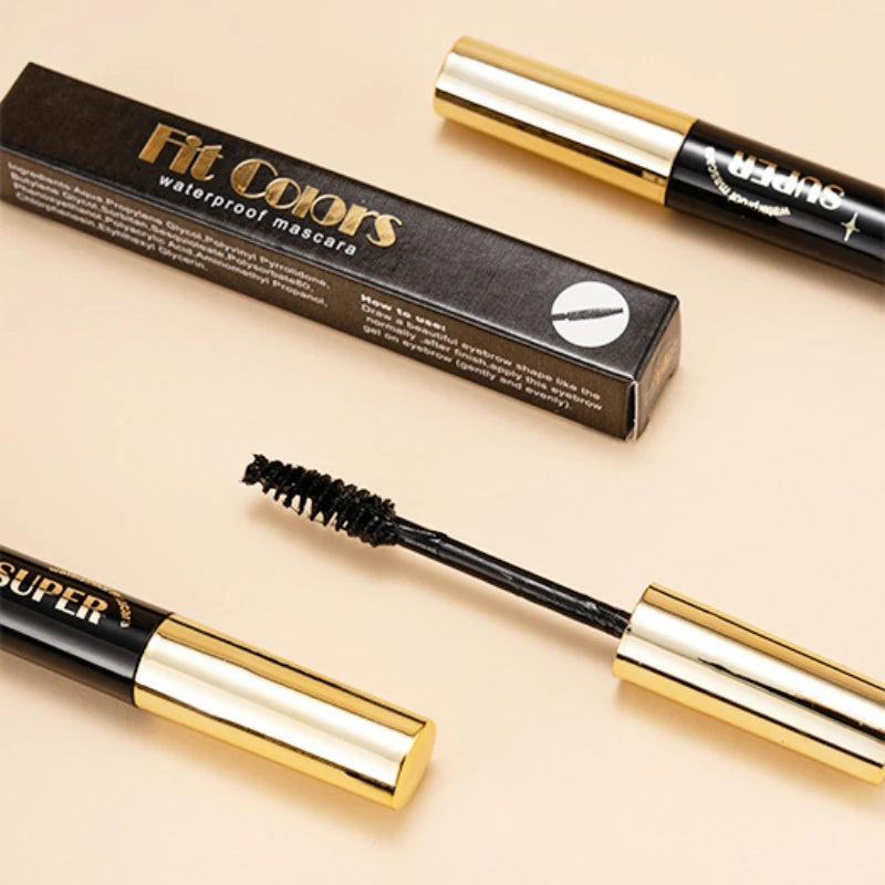 Mascara 14 Colors Thick Curl Waterproof Mascara Non-smudding Stage Makeup Natural Lasting Purple White Red Eyes Makeup Qme