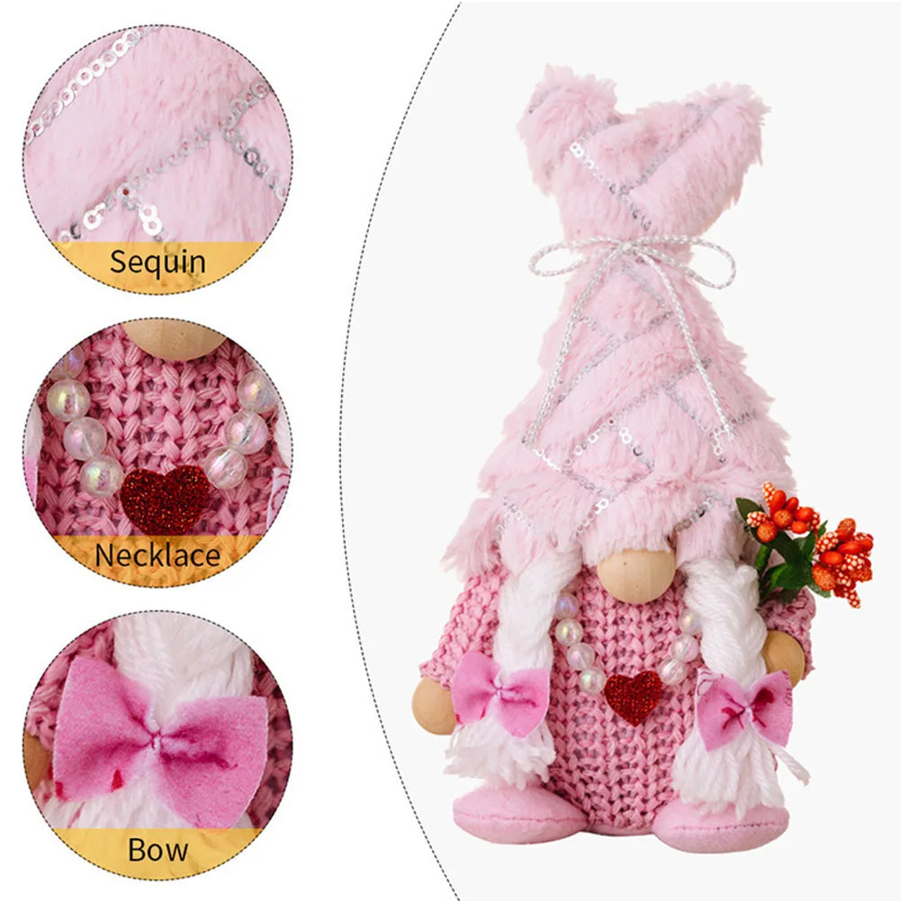 Gnomes Ornaments Valentine Day Regalos De Navidad Elf Party Qme