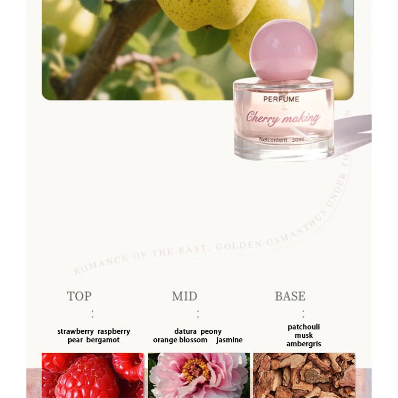 Sandalwood Perfume Fragrance Women French Lasting Floral Romantic Eau Qme Girl 30ml