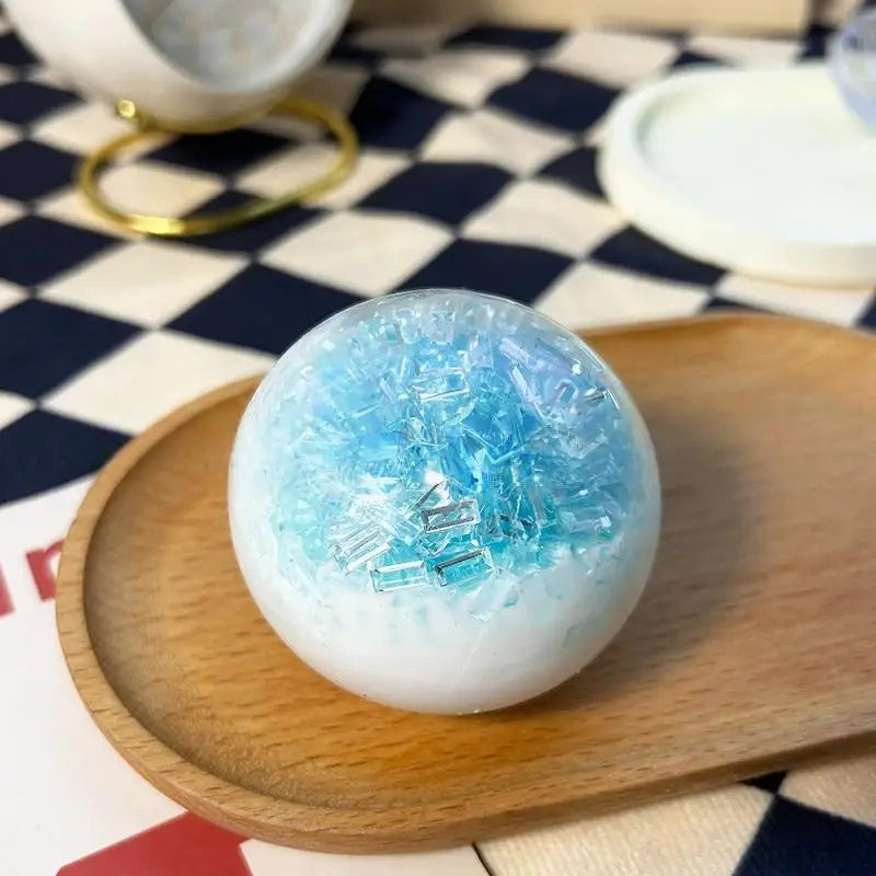 Crushed Ice Texture Squeeze Stress Ball Relief Toys Slow Rising Qme A4