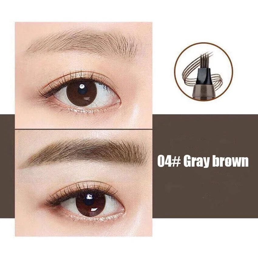 5 Colors Optional Beginner Eyebrow Pencil Long-lasting Natural Female Qme 04 Gray