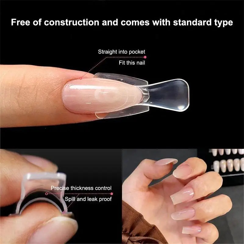 Dual Forms Sandwich Design Swift Professional Nail Salon Service Qme