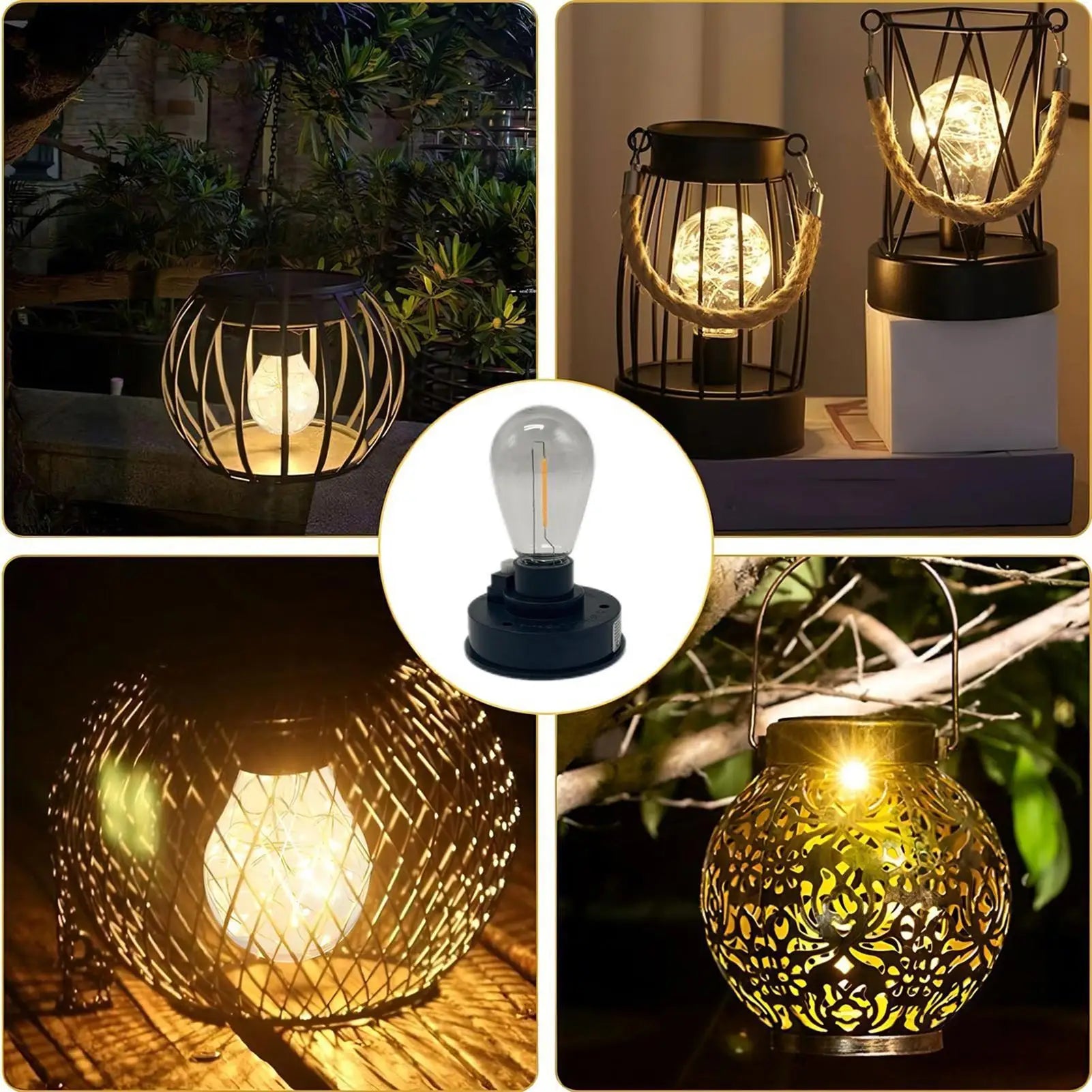 Replacement Solar Light Tops Waterproof LED Brightness Lights Parts 7 Qme
