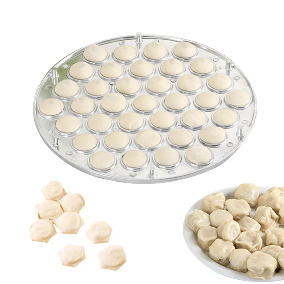 Dumpling Moulds 37 Holes Kitchen Dough Press Ravioli Making Mould Dumpling Skin Artifact Mold DIY Batch Production Pasta Qme