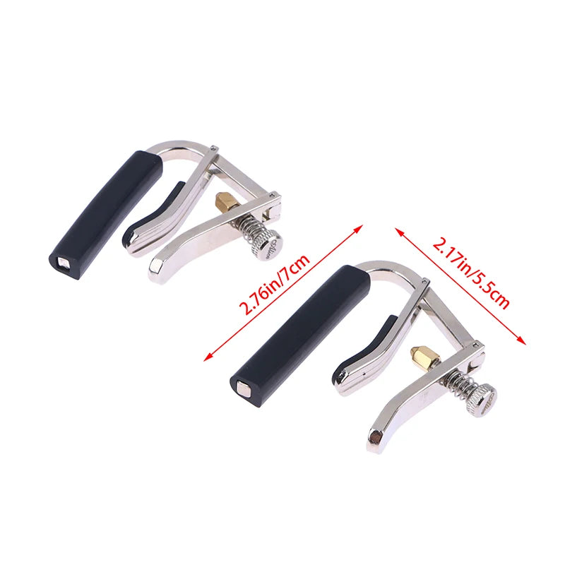 Classical Folk Acoustic Guitar Capo Metal Adjustable Pitch Clip Qme