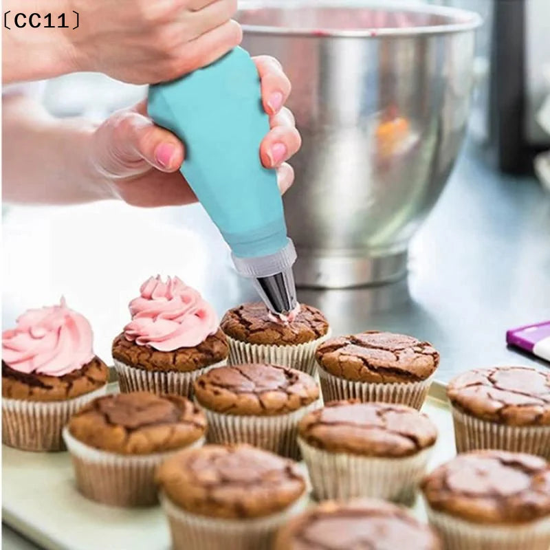 5-Piece Large Cake Decorating Piping Tips Durable Stainless Steel Qme