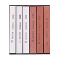Sharpening Wet Stone Professional 6pcs Grindstone Sharpener Effective Knife Sharpening Stone Heat Resistant for Home Kitchen Qme Red XXL