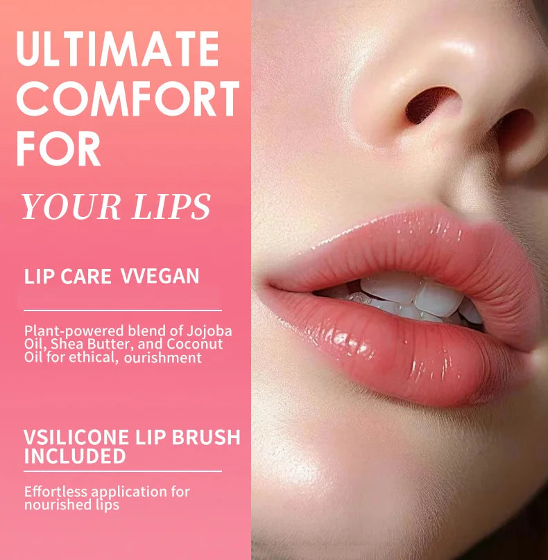 Sleeping Lip Mask Gift Box 10g×6PCS Lip Balm Set Moisturizes Lips, Smoothes, and Is a Universal in the Morning and Evening Qme