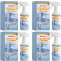 JAKEHOE Oil Stain Cleaner Spray Removing Tough Grease Polishing Restore Luster Fast-Acting Formula Heavy Duty Kitchen Degreaser Qme 4 x 120ml Boxed