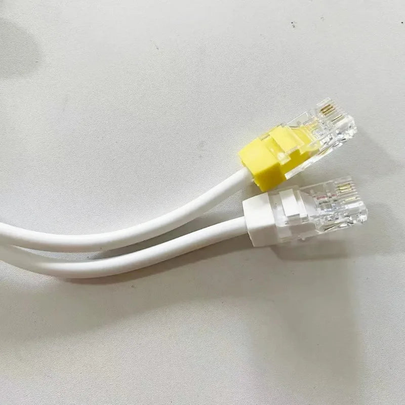 2pcs High-Efficiency 3-Port PoE Splitter 1000Mbps 48V to 12V DC Barrel Jack Compatible with IEEE 802.3af/at Qme