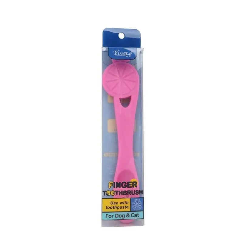 Portable Pet Oral Dental Cleaning Supplies Tools Finger Toothbrush Qme A5