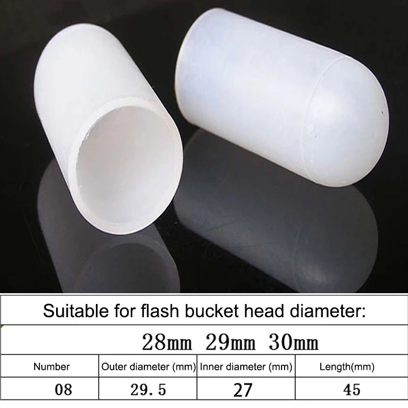 2Pcs Silicone Elastic Flashlight Lampshade For SP31 SP35 IF22A C8G IF25A SP36 S2 C8 EA01 TS21 Q8 14-75MM Torch Qme 28 30mm