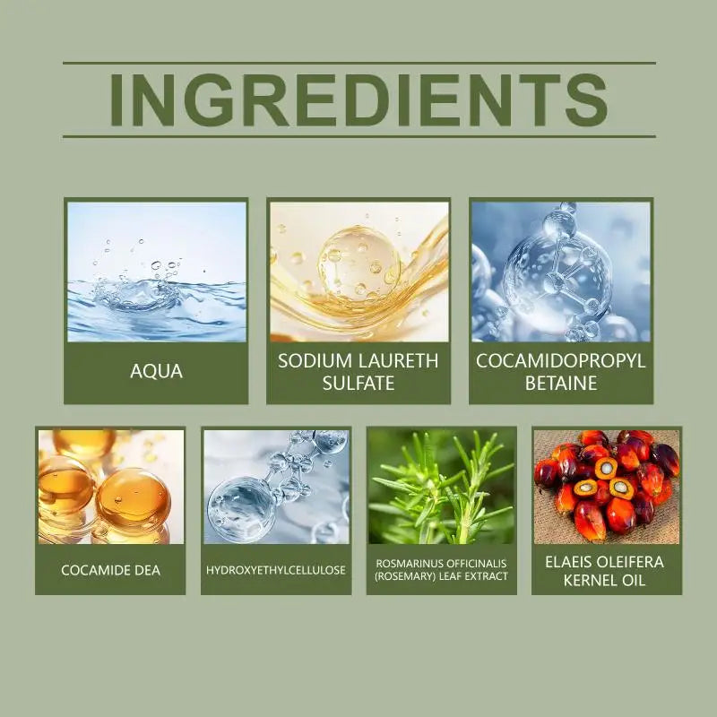 Hair Growth Rosemary Shampoo Stronger Healthier Nourishing Qme