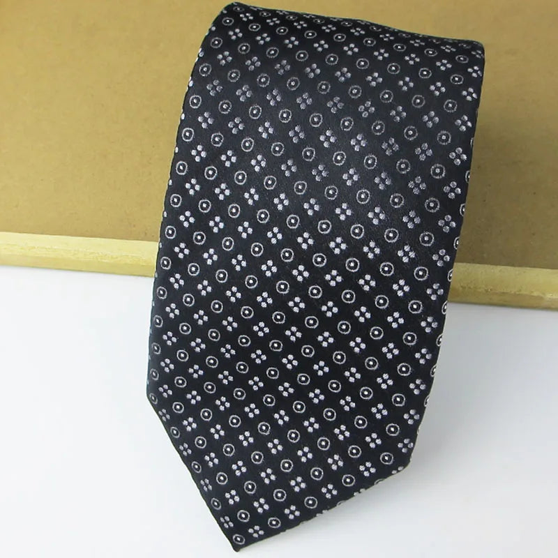 Men Silk Tie Formal Male Mens Navy Brown Groom Wedding Necktie Suit Qme rt-4