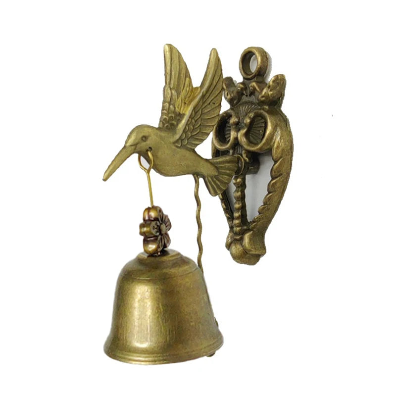 Vintage Style Animal Doorbells Metal Iron Bells Wind Bells Puppy Elephant Owls Wall Hanging Decoration Outdoor Wind Chimes Gift Qme A3