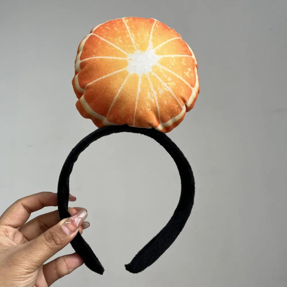 Fashion Kawaii Simulated Food Hair Hoop Korean Headwear Fruits Qme Style17