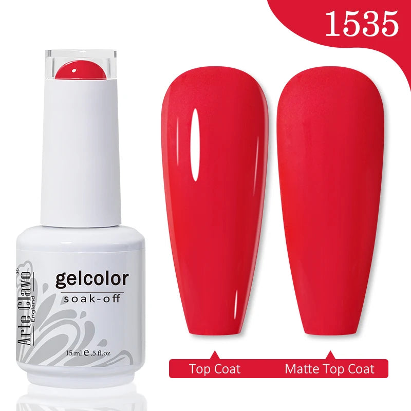 Arte Clavo Gel Nail Polishes Pink Nude Hybrid Lak Manicure