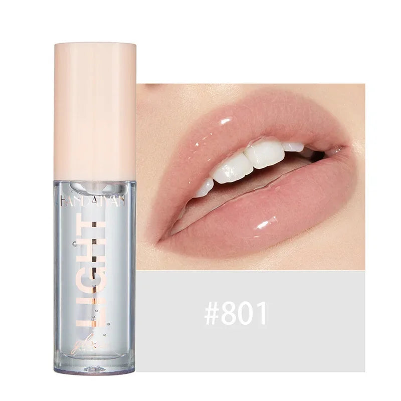 12 Colors Mirror Pearl Lip Gloss Long-lasting Moisturizing Shine Glitter Lip Glaze Waterproof Glass Liquid Lipstick Women Makeup Qme 01