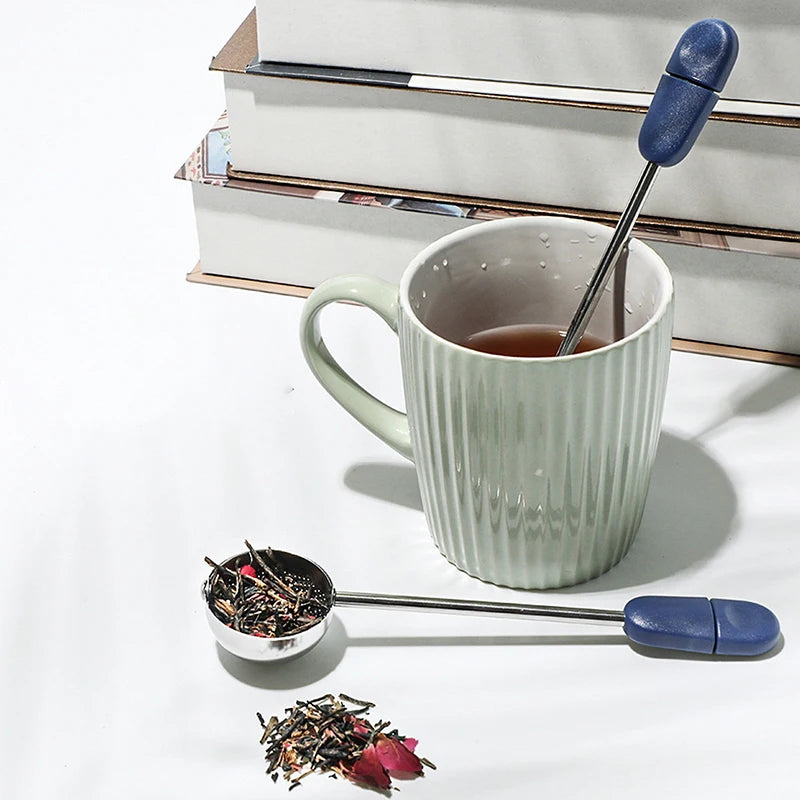 Tea Ball Strainer Filter Mesh Coffee Grounds Portable Outdoor 304 Qme