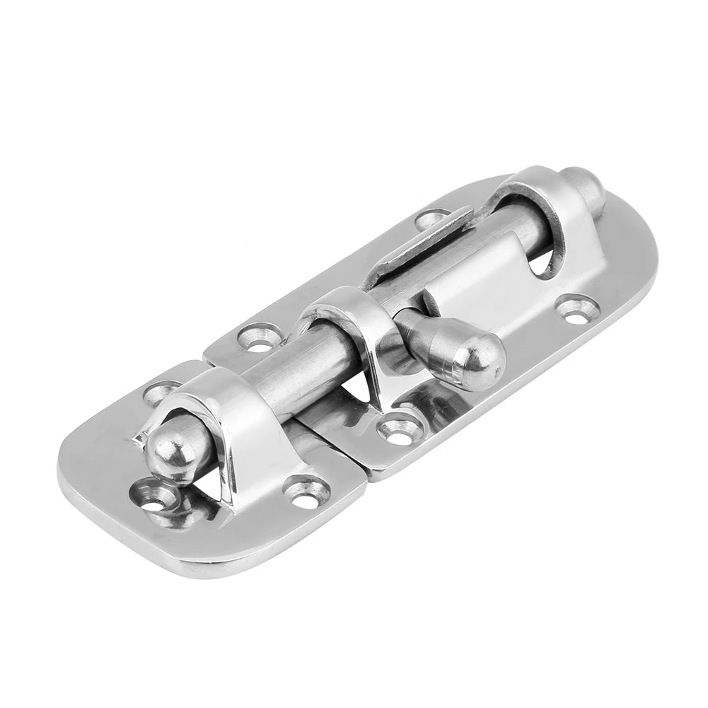 Marine Grade 316 Stainless Steel Slide Barrel Bolt 60/110mm Rustproof Door Latch Lock for Boat Yacht RV Home Hardware Qme 110mm