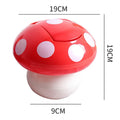 With Lid Detachable Cute Garbage Can Waste Bin Collect Rubbish Red Mushroom Table Desk Binwastebaske Mini Household Accessories Qme A