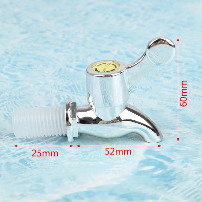 Wine Barrel Water Tank Faucet Silver Glass Bottle Jar Qme