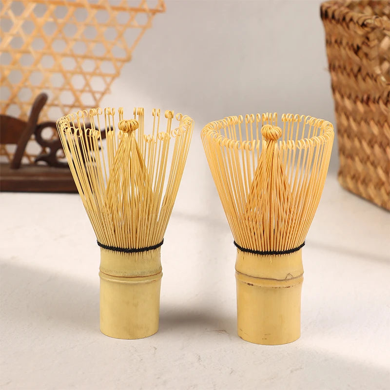 Matcha Green Tea Brushes Traditional Whisk Reusable Bamboo Chasen Qme