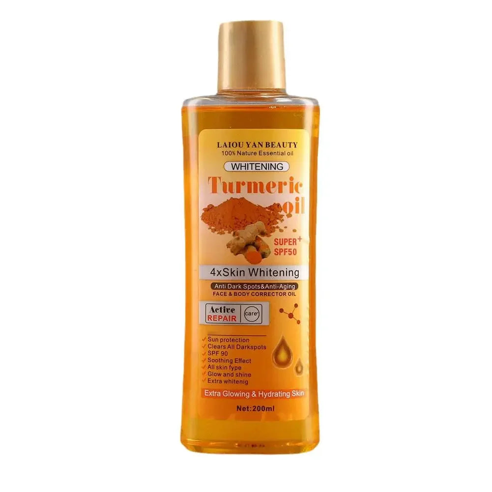 Turmeric Essential Oil Facial Body Massage oil Moisturizing Diffuser Aromatherapy Brightening Smoothing Body Face Skin Care 200m Qme