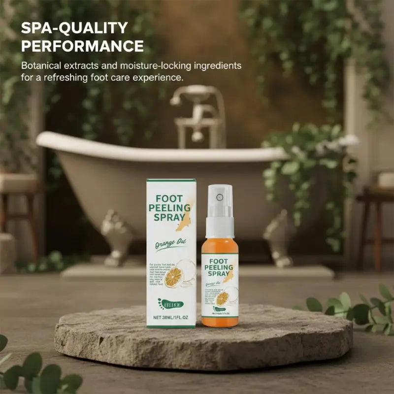 Exfoliating Foot Cream Dead Skin Removal Herbal Peeling Spray Heel Qme