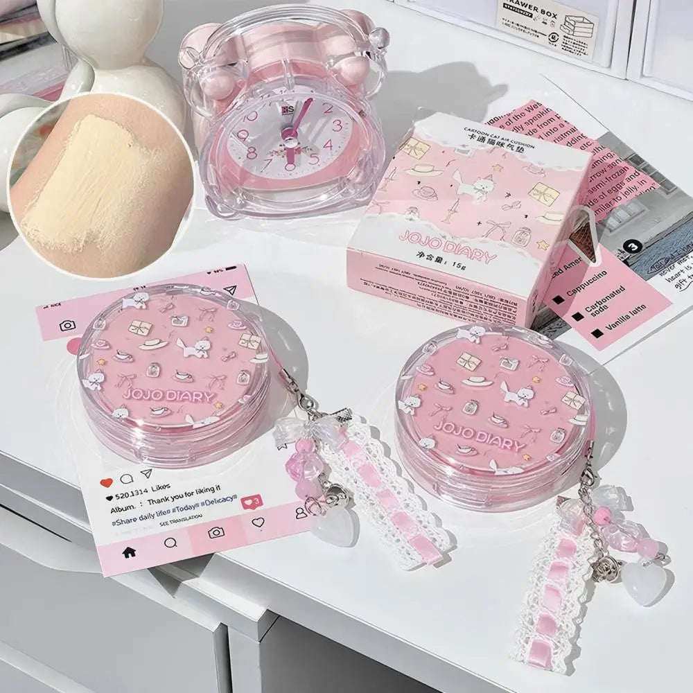JOJO Diary Cat Long-lasting Moisturizing Air Cushion Cream Oil Qme
