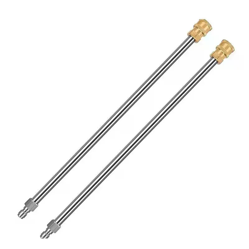 High-Quality Stainless Steel Pressure Washer Extension Wand With Quick Connect (1/4 Inch) – Heavy-Duty Upgrade Qme
