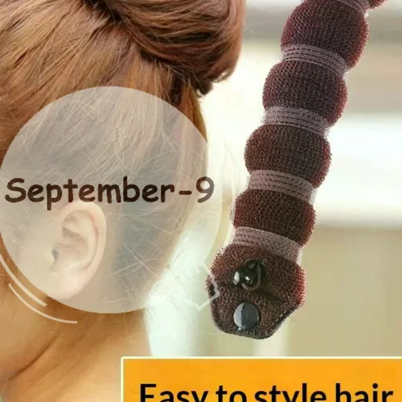 Magic Hair Bun Maker Donut Bagel Tool Easy Quick Hairstyling Reusable Qme