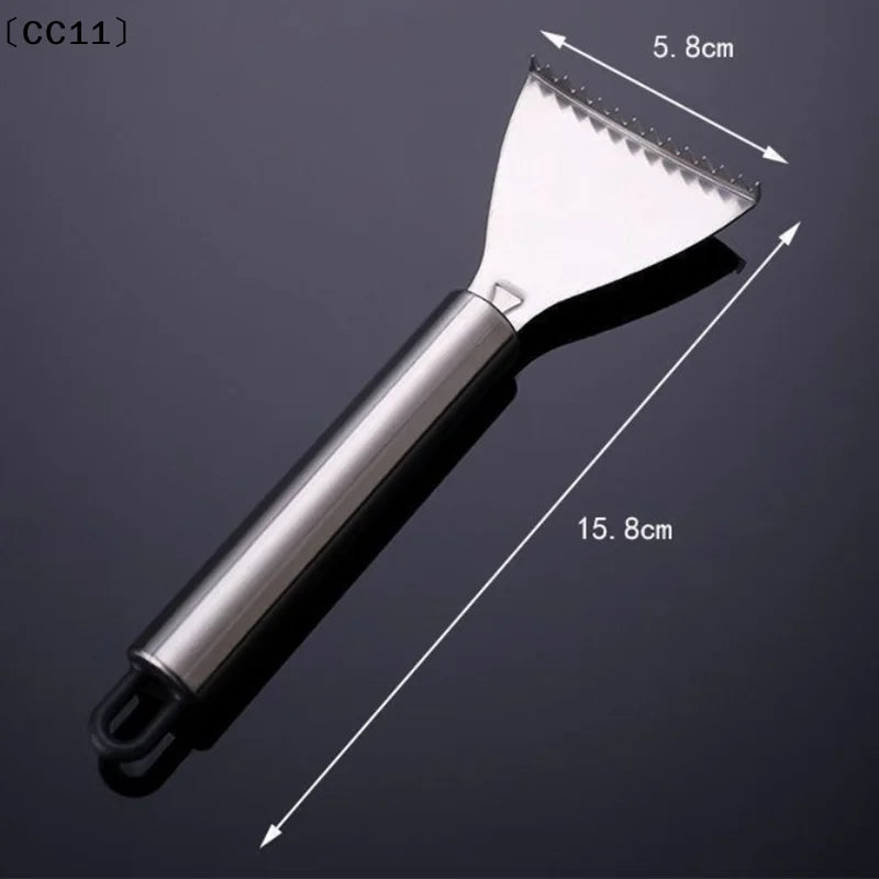 Stainless Fish Scales Scraping Graters Fast Remove Cleaning Peeler Qme