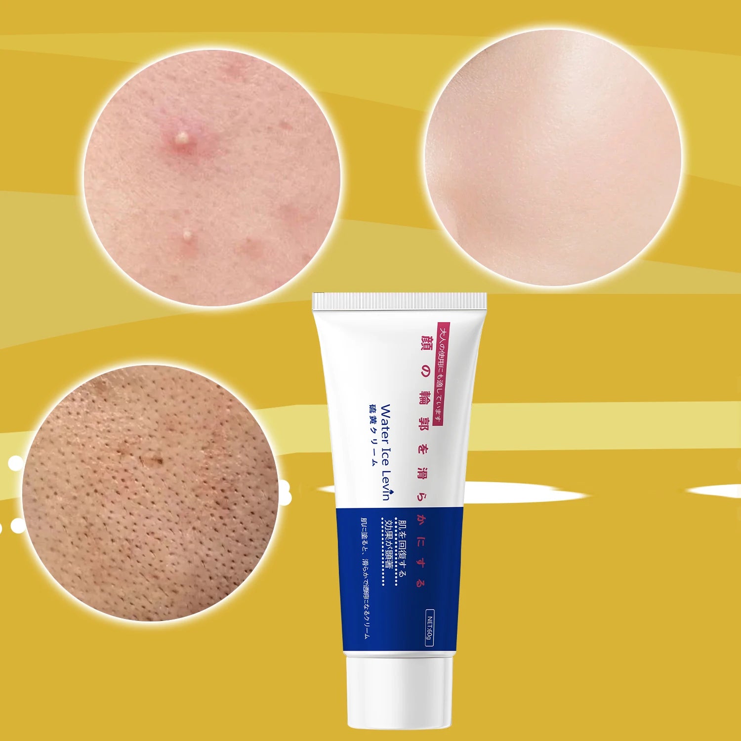 Bee Venom Face Cream with Sulfur & Vitamin C - Moisturizing & Nutrient-Rich Formula for Softer, Confident Skin Qme