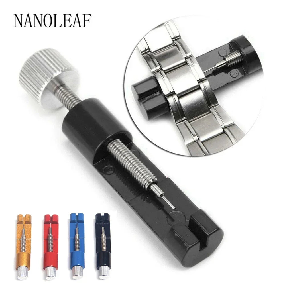 Metal Bracelet Strap Adjuster Tool Kit Mini Watch Band Link Pin Remover for Watchmakers Repair Accessory Qme